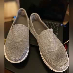 Skechers GoWalk slides- grey / size 11